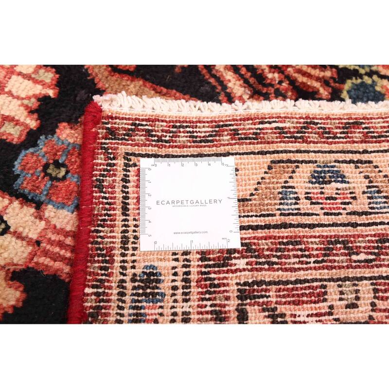 ECARPETGALLERY Hand-knotted Andelz Dark Navy Wool Rug - 4'1 x 10'0