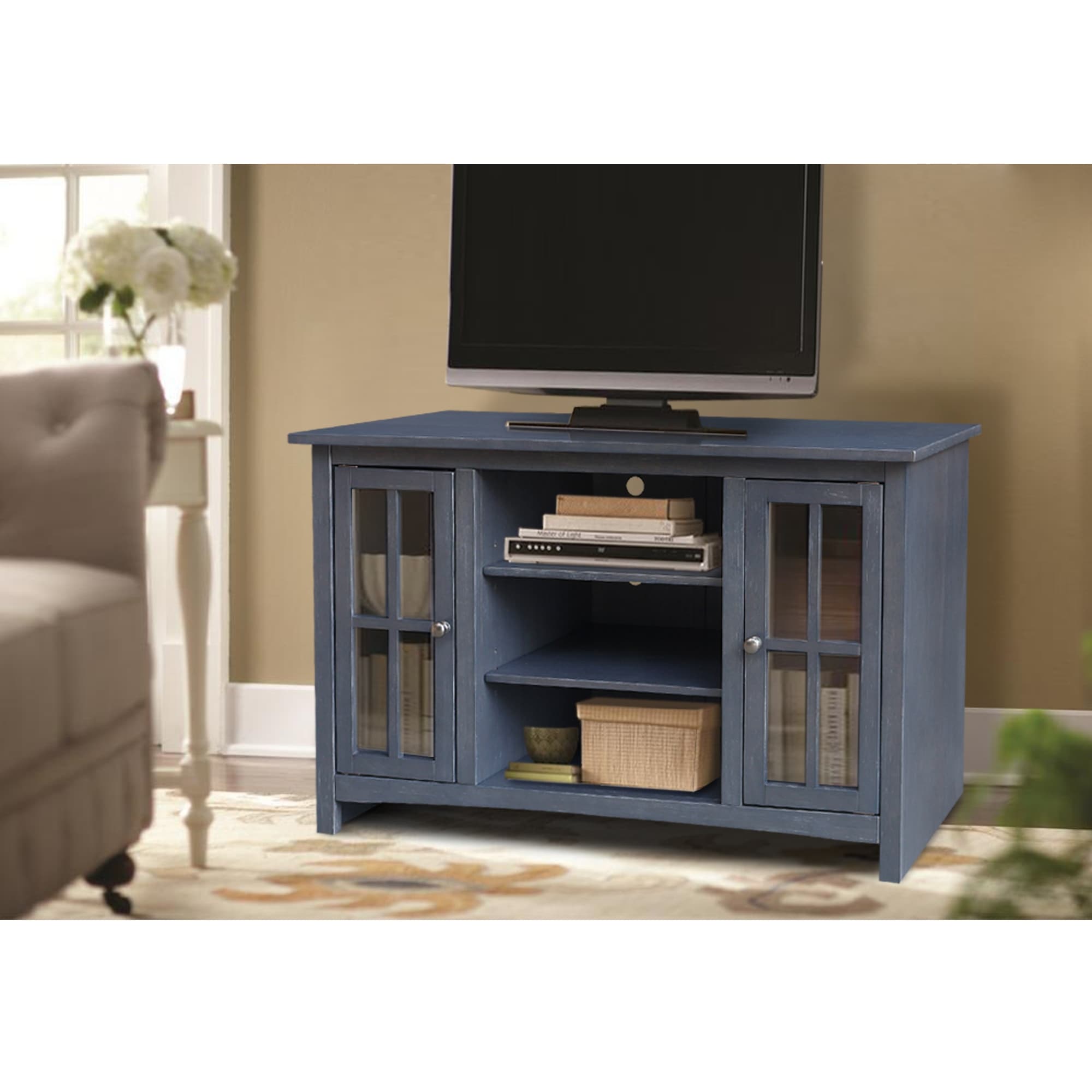48" Entertainment TV Stand with 2 Doors