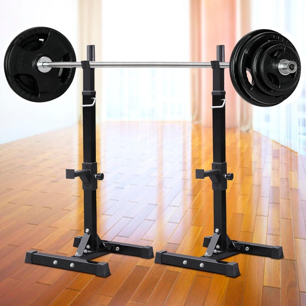 Yaheetech Pair of Standard Adjustable Portable Power Weight Rack