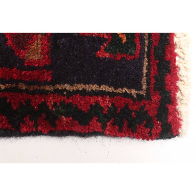 ECARPETGALLERY Hand-knotted Andelz Red Wool Rug - 4'3 x 7'8