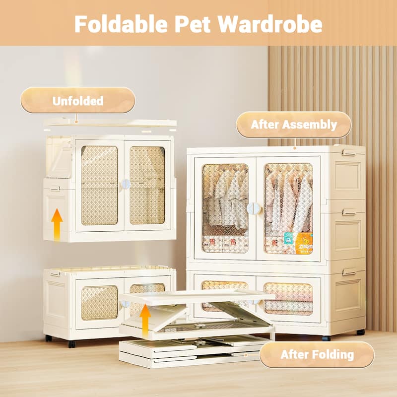 Plastic Storage Bins Stackable Storage Containers With Doors