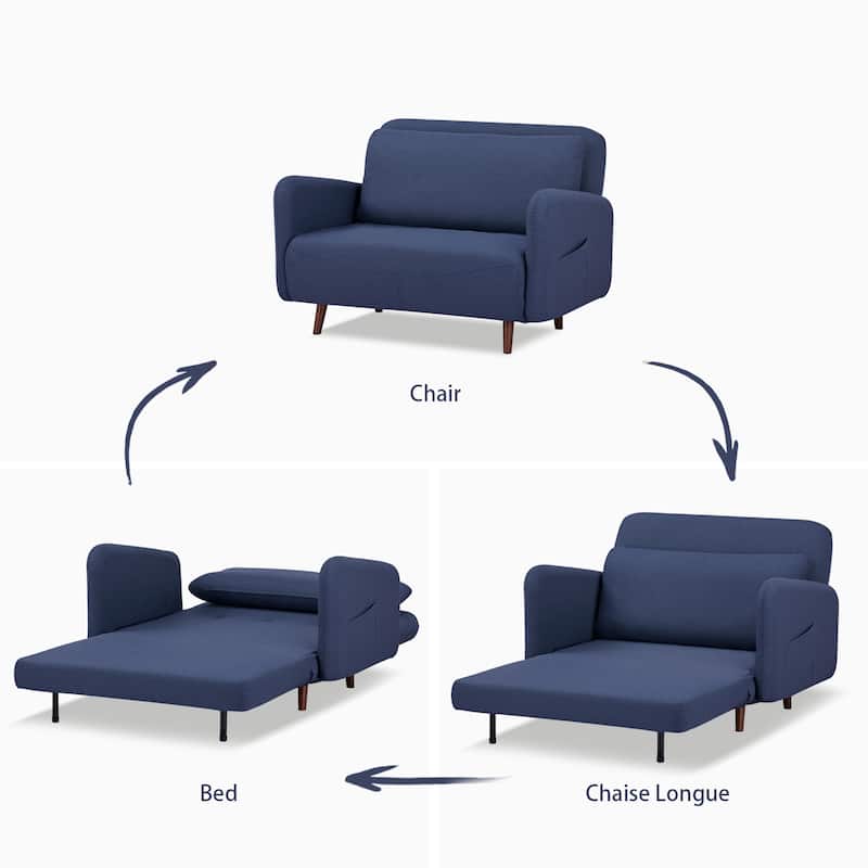 Artdeco Home - Boston & Cypress Convertible Futon Chair