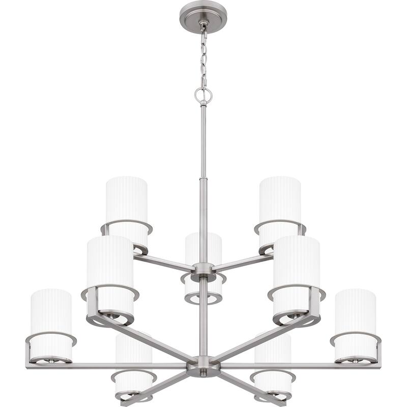 Seymour 9-Light Brushed Nickel Chandelier