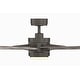 preview thumbnail 4 of 10, Fanimation Odyn 84 inch Indoor/Outdoor Smart Ceiling Fan with LED CCT Select Light Kit - Black