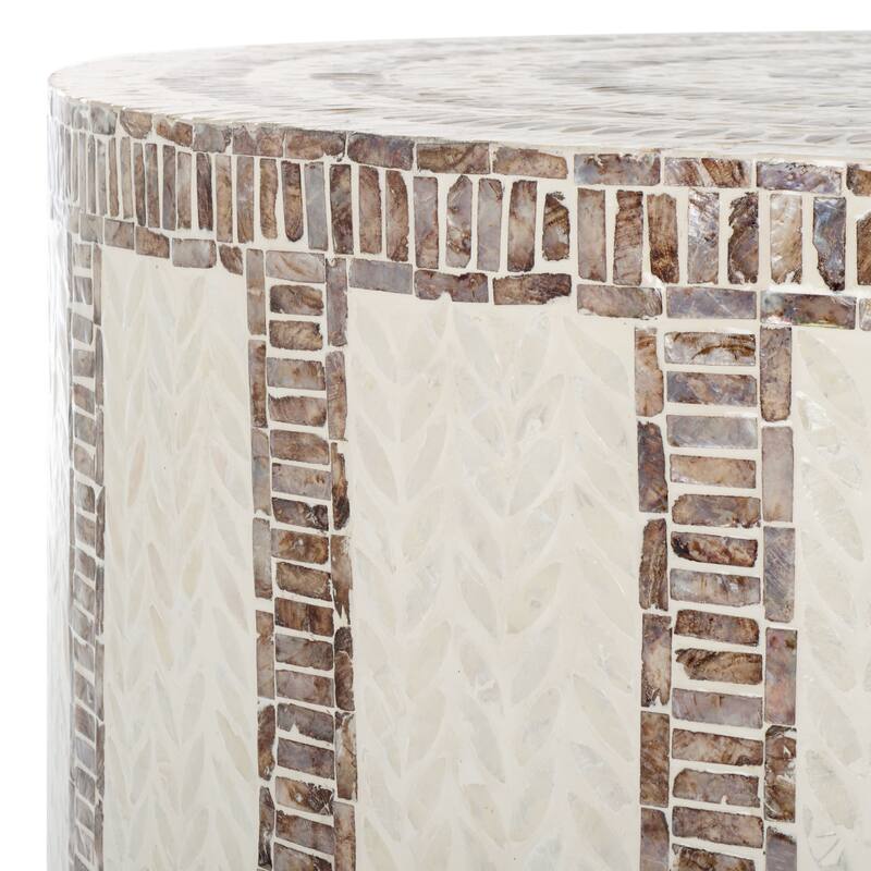 SAFAVIEH Keary Round Coffee Table (Fully Assembled) - 30"W x 30"D x 17"H