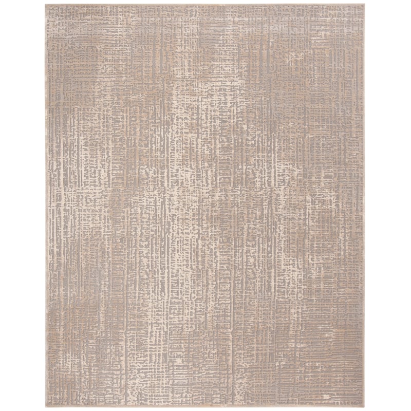 SAFAVIEH Meadow Jilia Modern Abstract Rug - 8' x 10' - Ivory/Grey