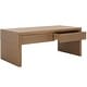 preview thumbnail 11 of 46, SAFAVIEH Home Collection Rune Coffee Table W/ Drawers - 47" L x 24" D x 20" H Sand