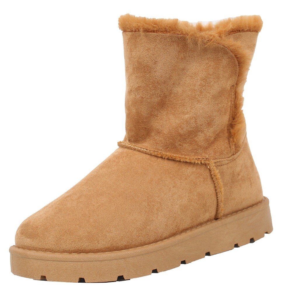 ankle fur booties