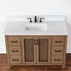 preview thumbnail 14 of 177, Altair Hadiya Bathroom Vanity with Composite Stone Countertop without Mirror