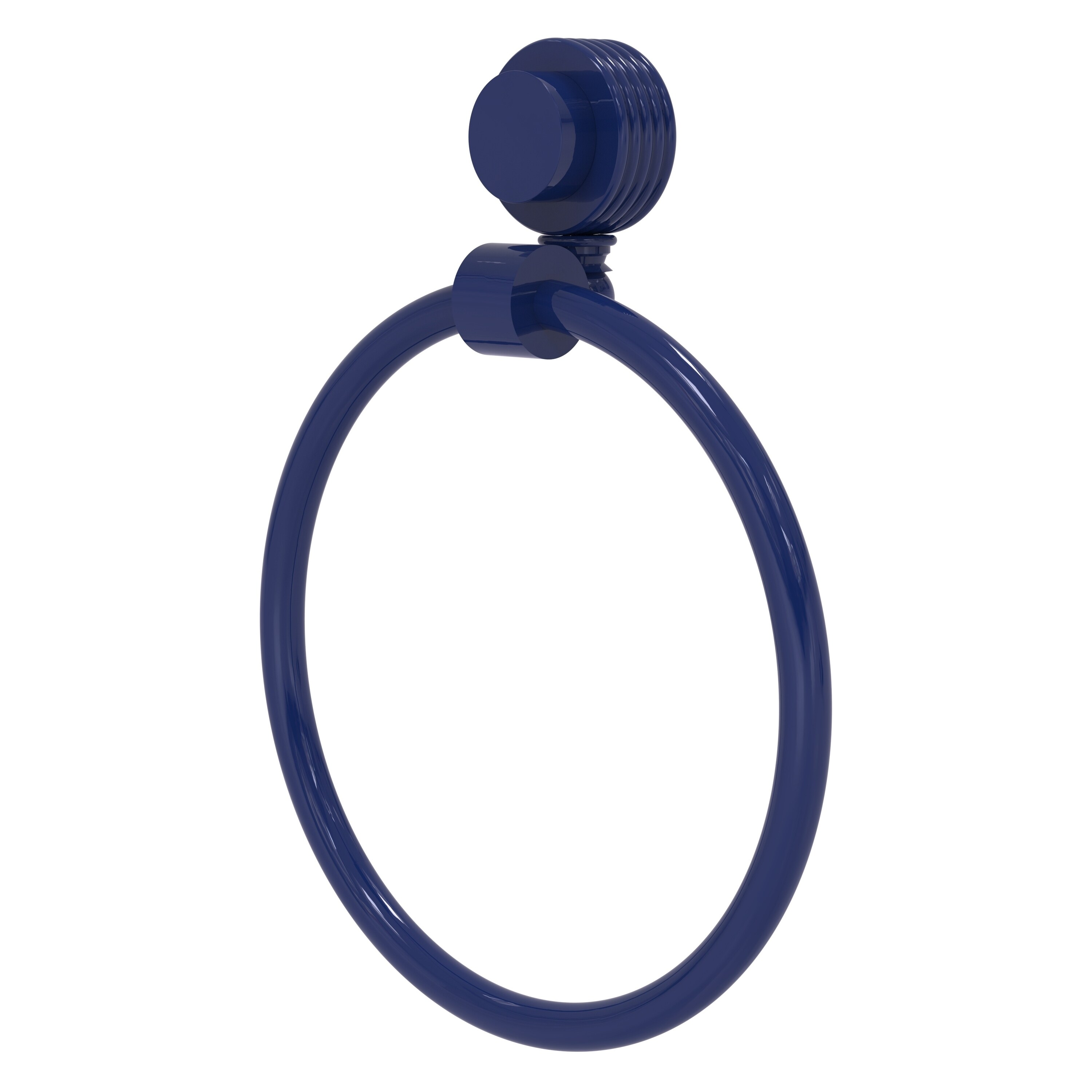 Allied Brass Venus Collection Towel Ring with Grooved Accent