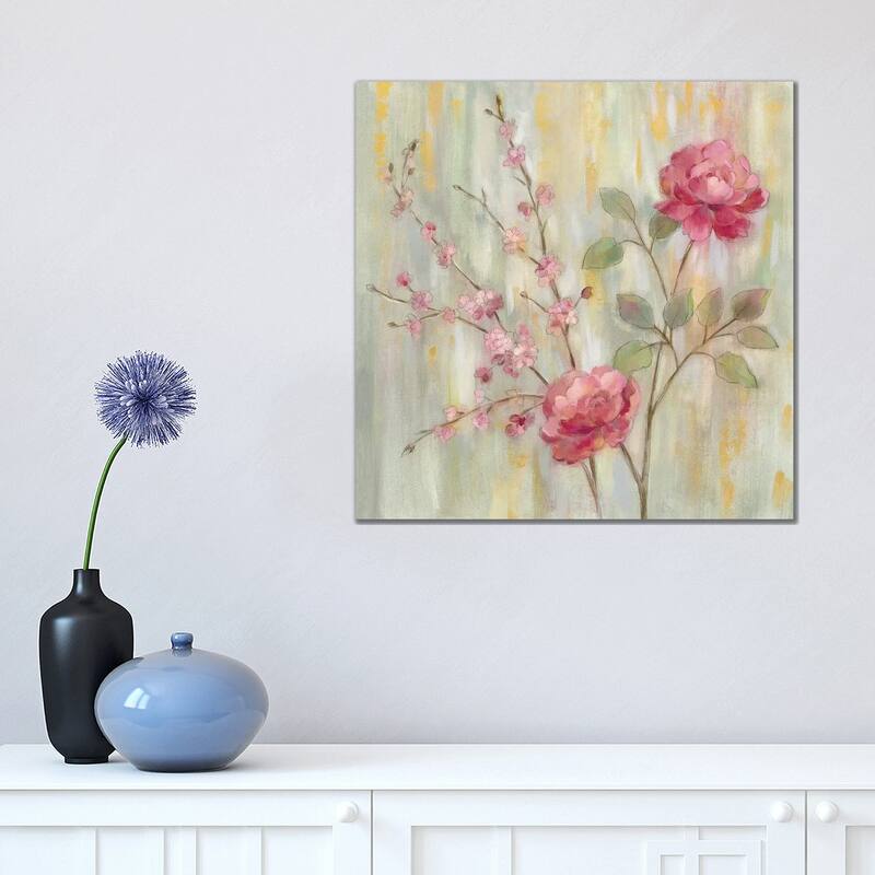 iCanvas "Contemporary Chinoiserie" by Silvia Vassileva Canvas Print - 18x18x1.5