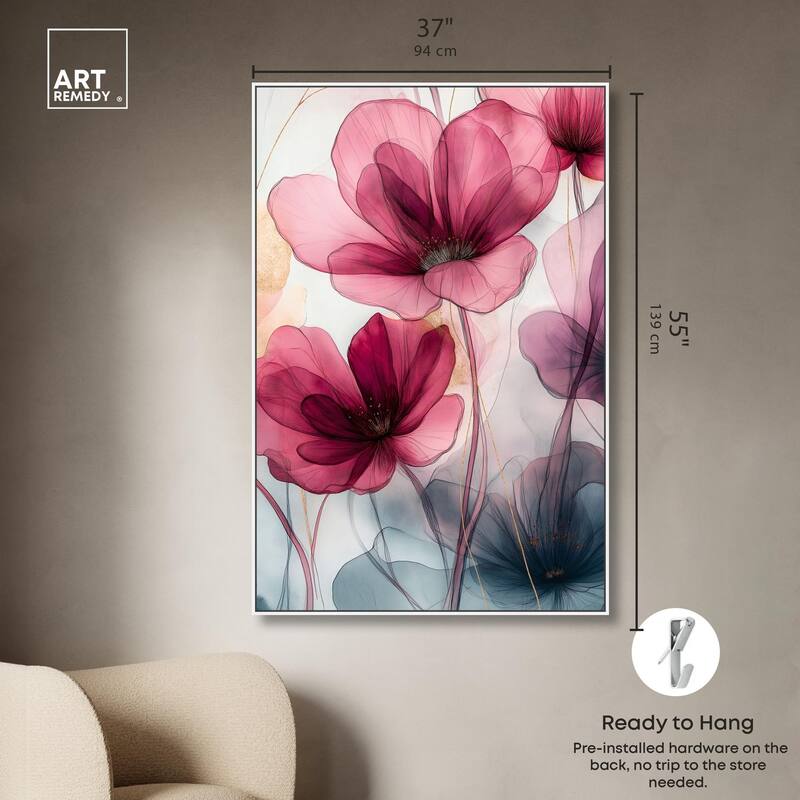 Filigree Flora II Canvas by Art Remedy