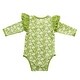 preview thumbnail 2 of 1, Ruffle Full Sleeve Bodysuit - Breezy Daisy