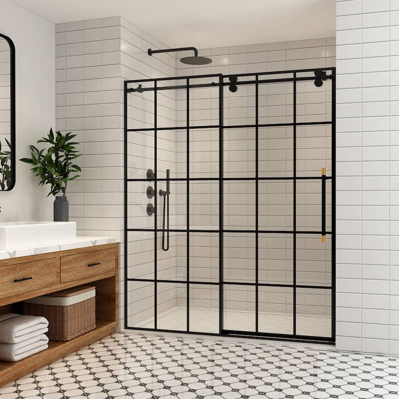 Puente Single Sliding Framed Shower Door
