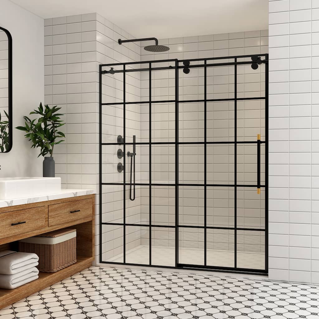 Puente Single Sliding Framed Shower Door