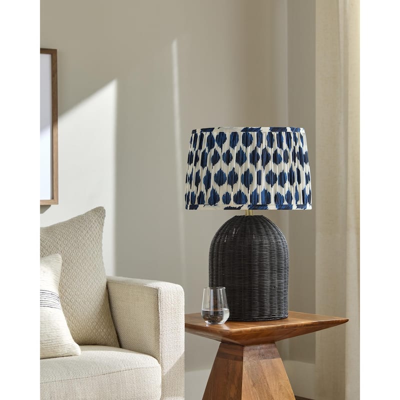 Livabliss Kenza Global Accent Table Lamp - 24"H x 16"W x 16"D - Black