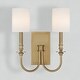 preview thumbnail 3 of 4, Crystorama Lighting Group LLO-482 Lloyd 2 Light 16" Tall Wall Sconce