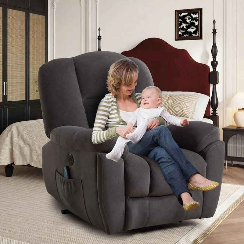 Power Lift Recliner Chair with Heat, Massage, USB Port