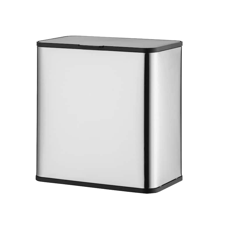 6L Stainless steel kitchen waste trash can for cabinet or mounting