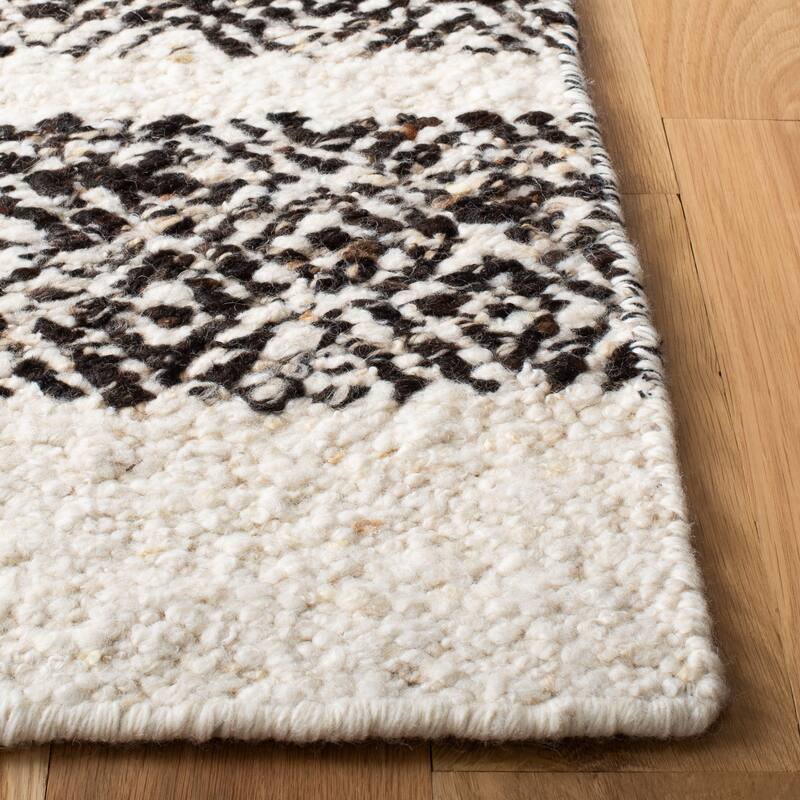 SAFAVIEH Handmade Natura Anneke Stripe Wool Rug