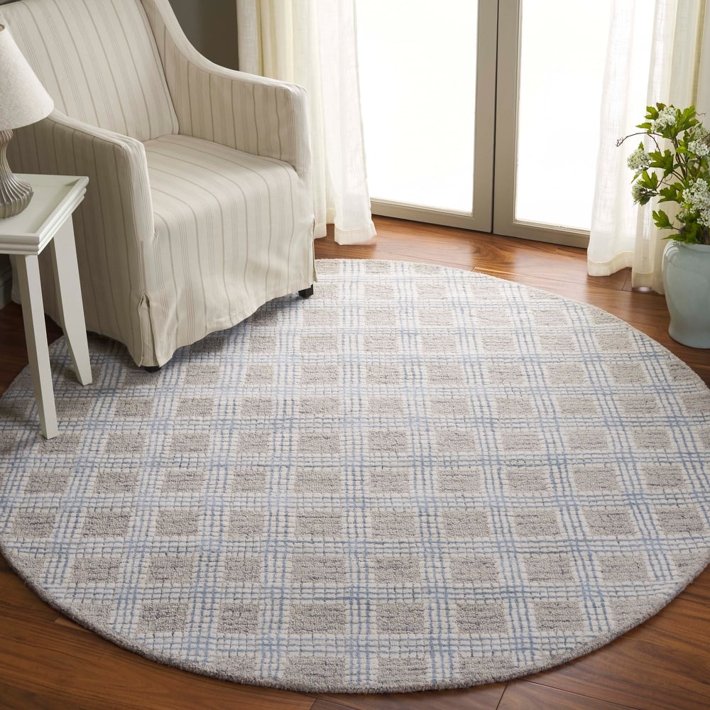 SAFAVIEH Handmade Ebony Judit Modern & Contemporary Wool Rug