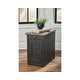 preview thumbnail 1 of 6, Signature Design by Ashley Tyler Creek Grayish Brown/Black Chairside End Table
