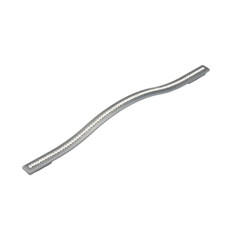 Schaub and Company Skyevale 12-5/8" Center to Center Luxury Designer - Milano Silver