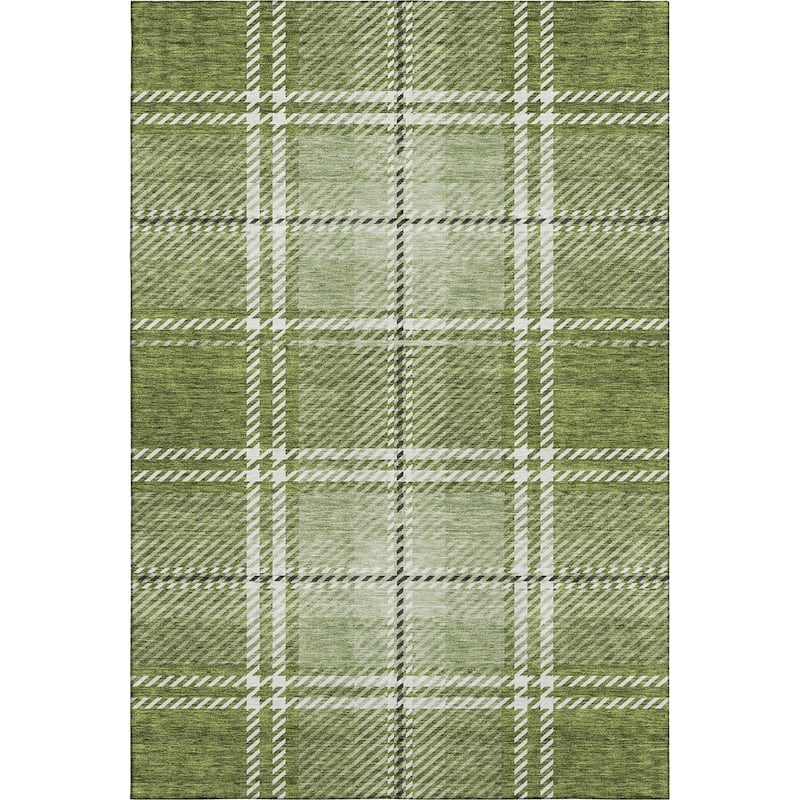 Premium Washable Super Soft Plaid Mayfield Rug