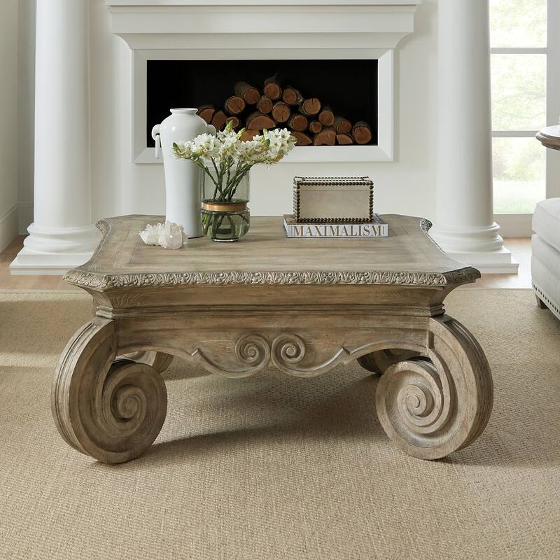 Hooker Furniture Castella 50" Wide Old World European Farmhouse - Antique Slate