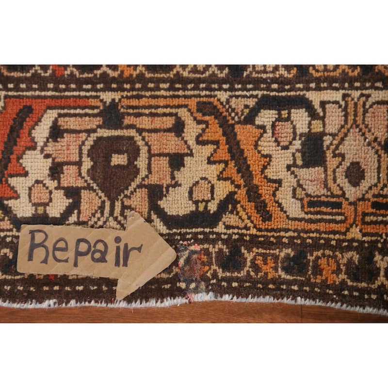 Garden Design Bakhtiari Persian Vintage Area Rug Handmade Wool Carpet - 4'11"x 9'10"