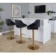 preview thumbnail 71 of 144, Silver Orchid Svellingen Adjustable Bar Stool with Rounded T Footrest - Set of 2