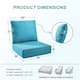 Option Light Blue Cushion