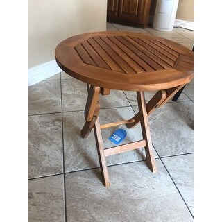 International Caravan Royal Fiji 19-inch Folding End Table
