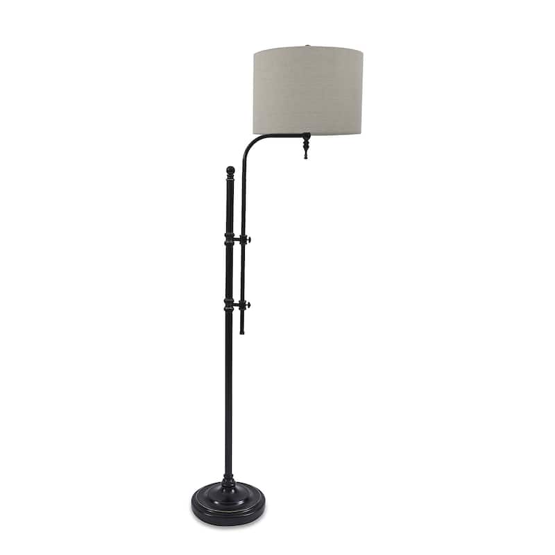 Anemoon Black 65 Inch Floor Lamp - 14" W x 20.75" D x 65.25" H