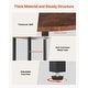 preview thumbnail 35 of 47, UIMOSO Corner Bookshelf, Corner Bookcase with Heavy Duty Metal Frame & Wooden Shelves