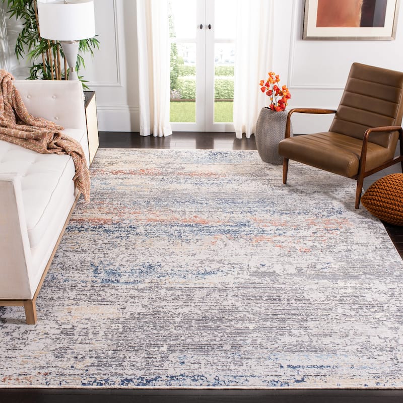 SAFAVIEH Dream Pandora Alfredina Vintage Abstract Viscose Rug