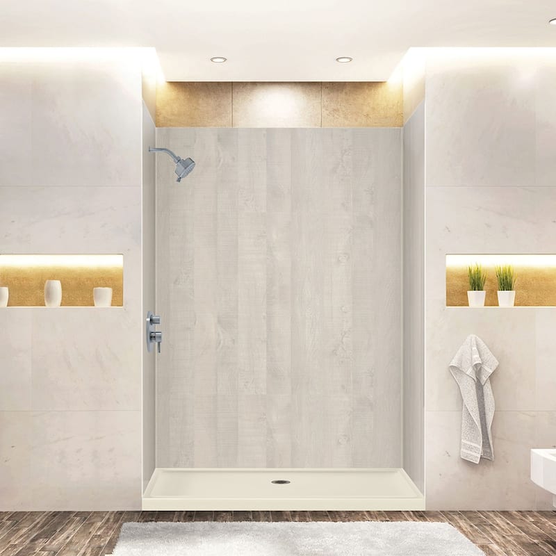 Transolid Expressions 32-in X 60-in X 96-in Glue to Wall Shower/Walls - 60" x 32" x 96"