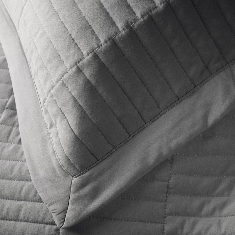 Jennifer Adams Codora 3pc. Wrinkle-Resistant Reversible Coverlet Set