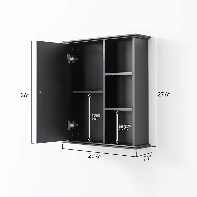Upgraded Bathroom Wall Cabinet Over The Toilet Storage Cabinet Wall Mounted Storage Cabinet Wooden Medicine Cabinets