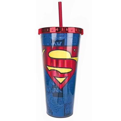 Superman Double Wall Insulated Tumbler - 20 oz. - 11.520 x 4.250 x 4.130