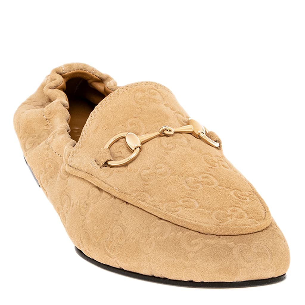 Gucci Jordaan Loafers in GG Suede