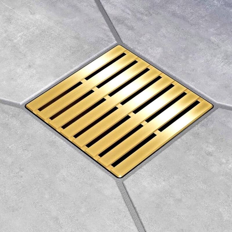 Ebbe America E4811-BG PARALLEL - Brushed Gold - Unique Drain Cover - Brushed Gold
