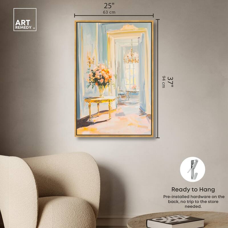 Glowing Room II Canvas by Art Remedy