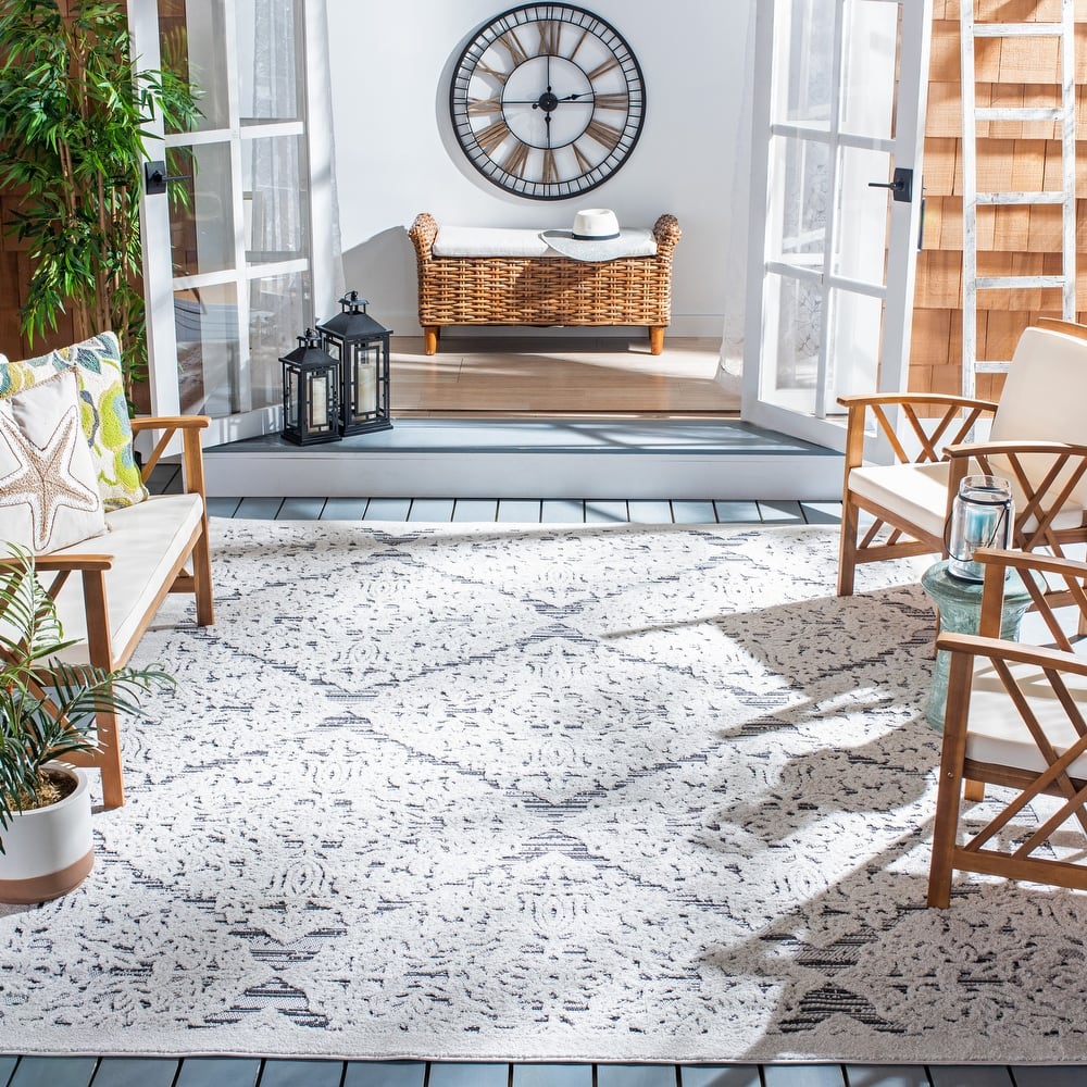 SAFAVIEH Cabana Yashoda Indoor/ Outdoor Waterproof Patio Rug