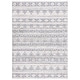 preview thumbnail 2 of 6, Martha Stewart Lucia Shag Mayke Contemporary Rug 8' x 10' - Ivory Grey/Dark Grey - Rectangle