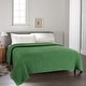 preview thumbnail 64 of 83, 100-percent Cotton Waffle Weave Medium Weight All Season Thermal Blankets King - Hunter Green