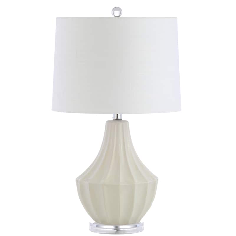 Thatcher 24.5" Ceramic LED Table Lamp, Navy by JONATHAN Y