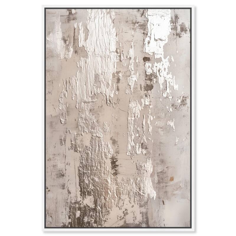 Rusted Echo III Canvas by Art Remedy - 36" x 54" - White