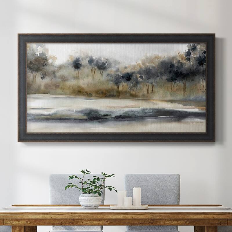 Silent River Premium Framed Canvas- Ready to Hang