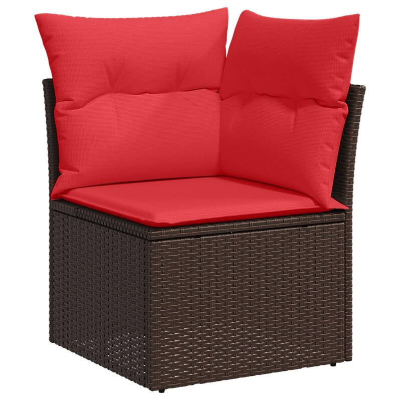 Modular Outdoor Sofa Set with Cushions - 113×48×27.2
